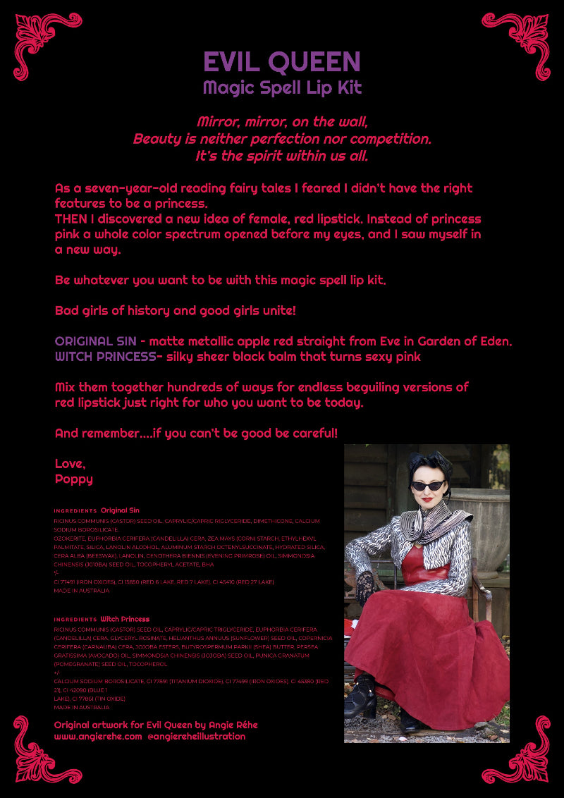 Evil Queen Kit Poppy King Lipstick